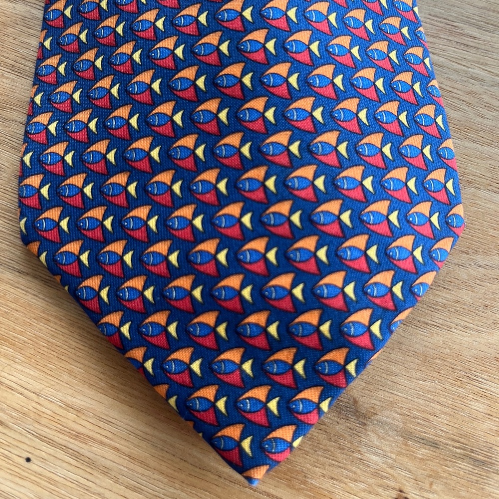 Ferragamo Tie - Playful Fish
